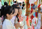 乐陵学子多形式欢庆双节
